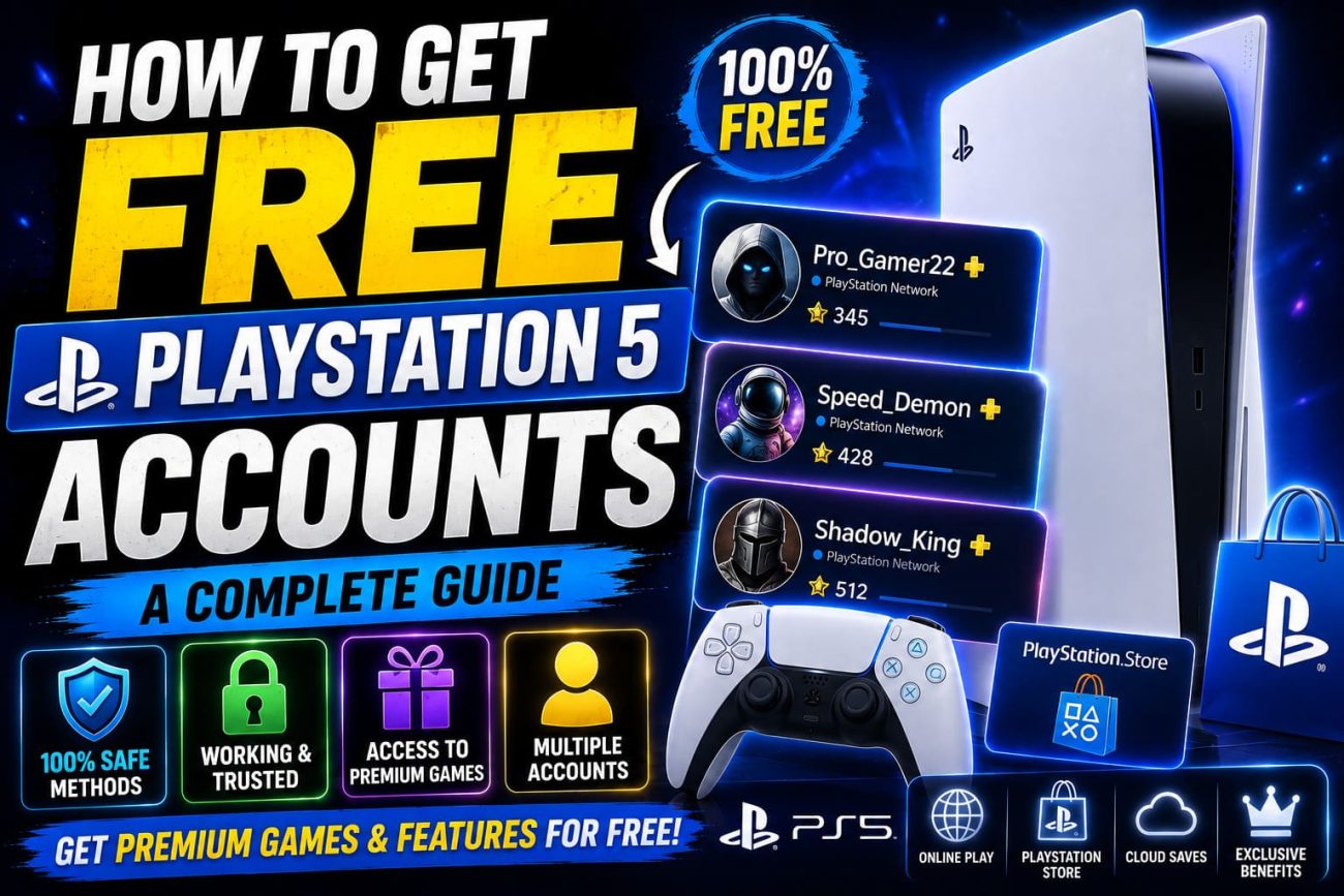 How to Get Free PlayStation 5 Accounts: A Complete Guide for Gamers